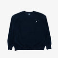 Logo Corduroy Crewneck - Navy