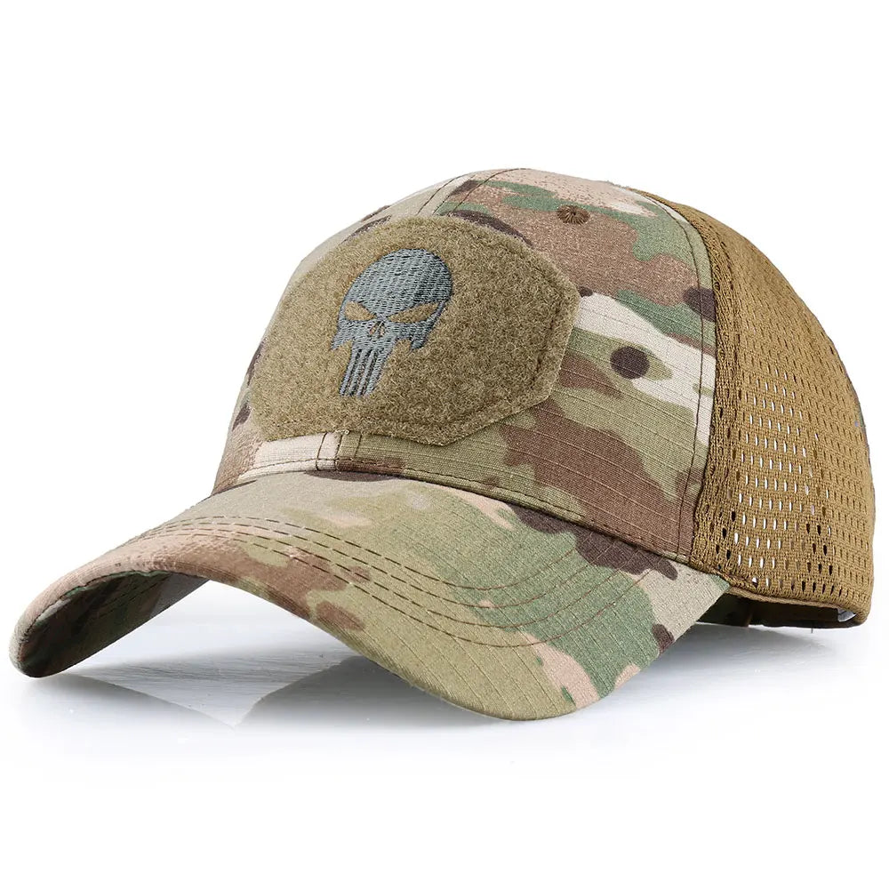 2026 Summer Men's and Women's Universal Baseball Hat Breathable Sun Protection Outdoor Sports Cap Skull Head Personalized Hat