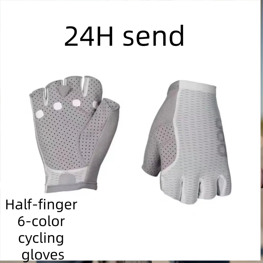 New  half finger gloves for cycling motorcycle spring summer wear-resistant thick palm anti friction