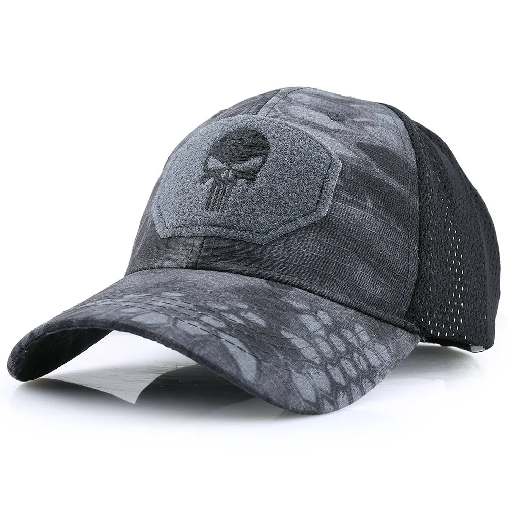 2026 Summer Men's and Women's Universal Baseball Hat Breathable Sun Protection Outdoor Sports Cap Skull Head Personalized Hat