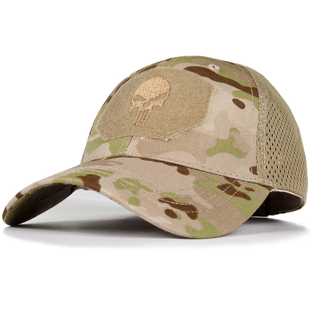 2026 Summer Men's and Women's Universal Baseball Hat Breathable Sun Protection Outdoor Sports Cap Skull Head Personalized Hat