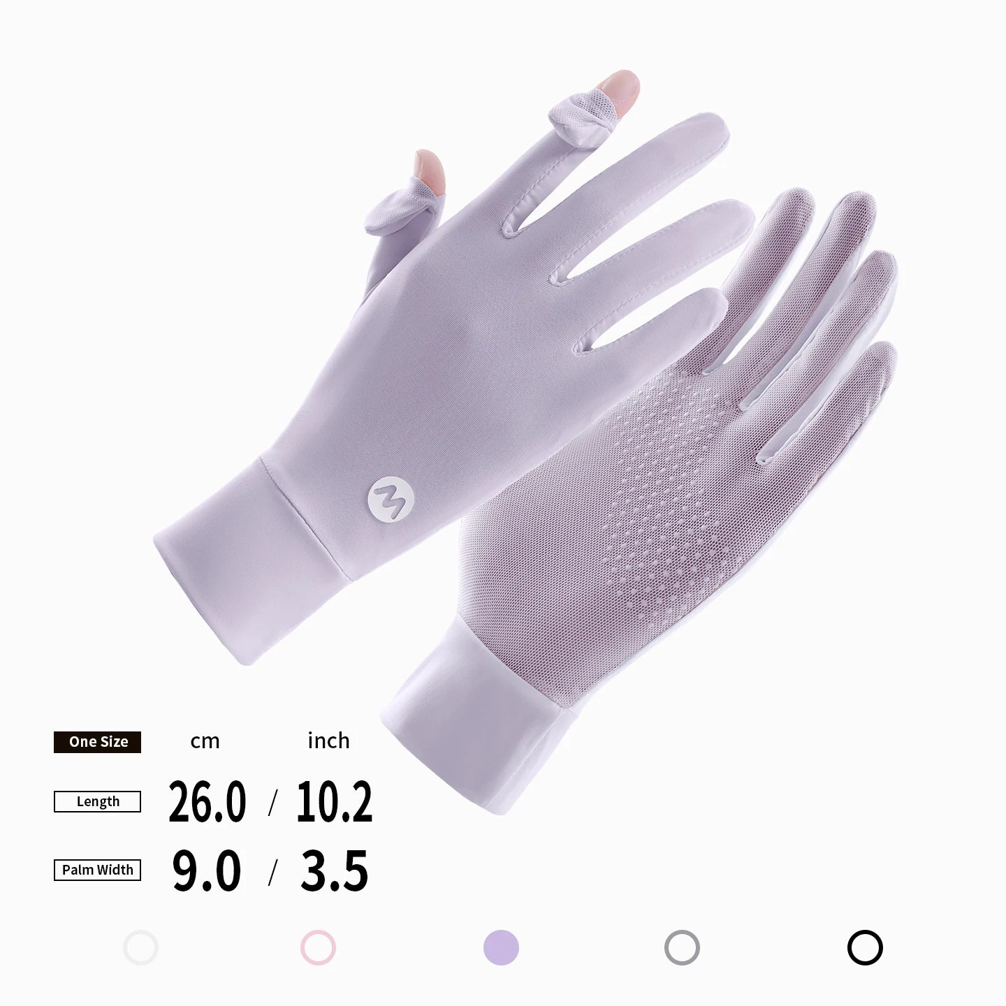 Unisex UV Protection Sunblock Gloves - Women Man Full Finger Sunscreen Gloves Touchscreen Gloves for Driving Hiking Riding