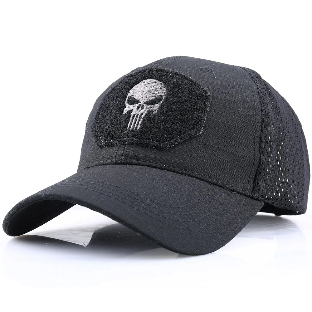 2026 Summer Men's and Women's Universal Baseball Hat Breathable Sun Protection Outdoor Sports Cap Skull Head Personalized Hat