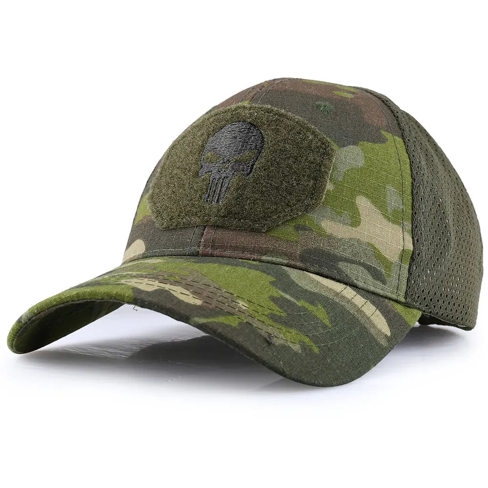 2026 Summer Men's and Women's Universal Baseball Hat Breathable Sun Protection Outdoor Sports Cap Skull Head Personalized Hat