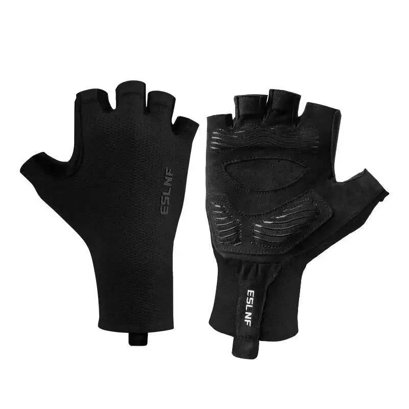 ESLNF Summer Breathable Half Finger Cycling Anti-Slip Wear Resistant Fitness Gym Bike Gloves For Men And Women