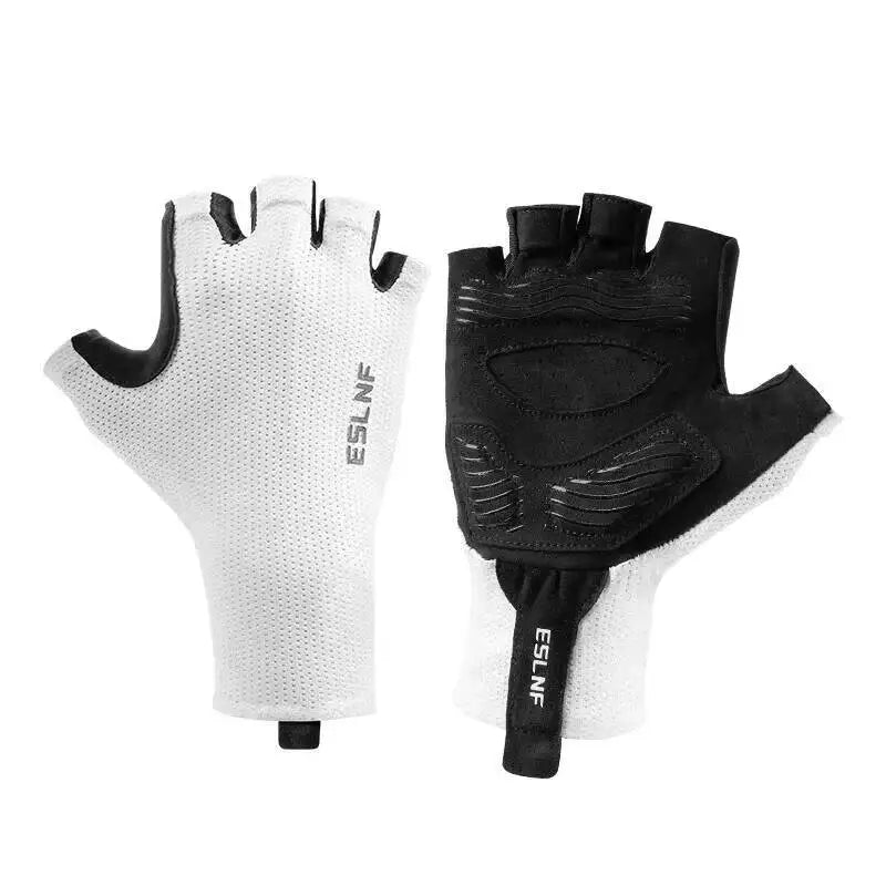 ESLNF Summer Breathable Half Finger Cycling Anti-Slip Wear Resistant Fitness Gym Bike Gloves For Men And Women
